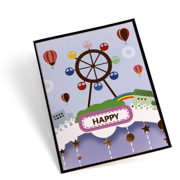 Happy Mother's Day! Ferris Wheel Pop Up Greeting Card, Pop-Up Card, 3D Card - Picture 2 of 4